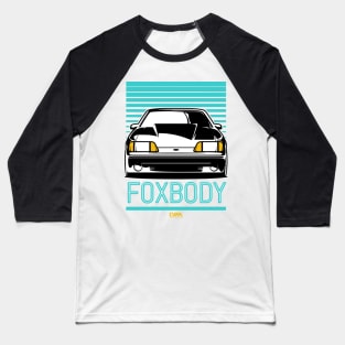 Foxbody Ford Mustang GT Retro Baseball T-Shirt